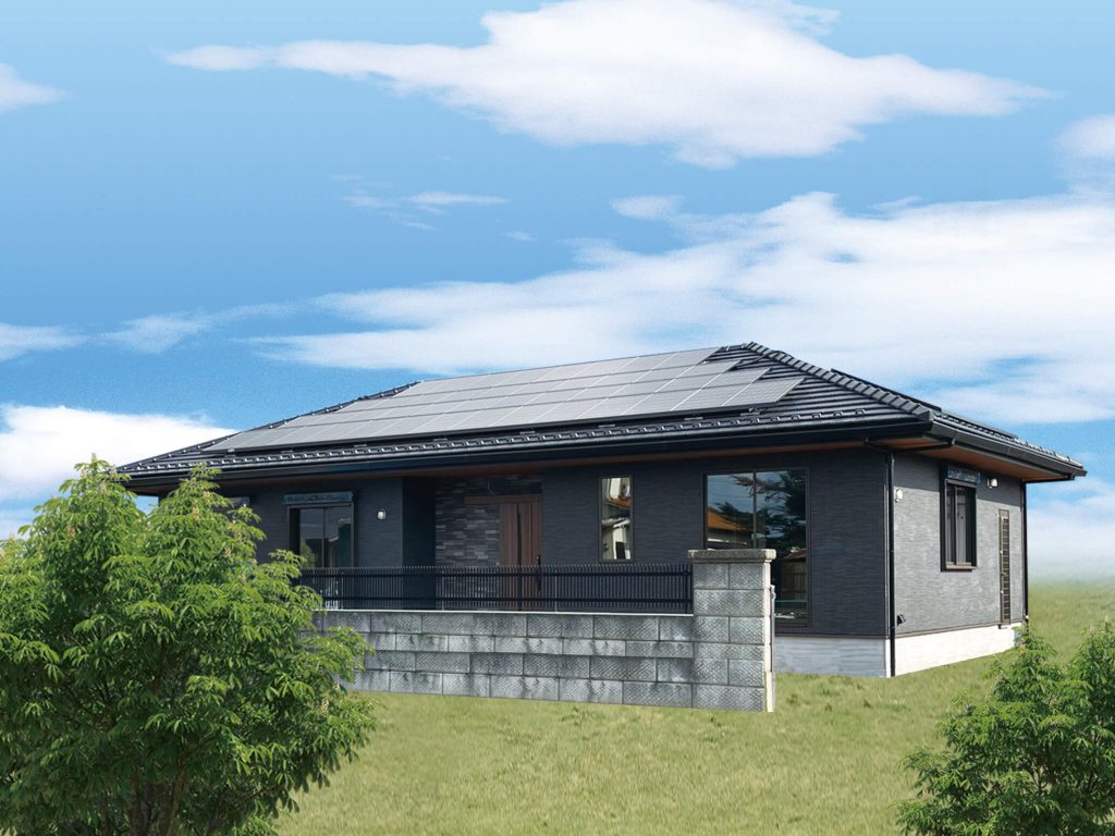 上質感漂う総タイル張りの平屋　行田市Ｏ様邸